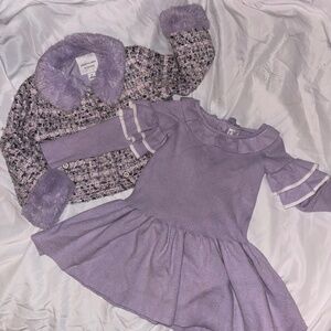 Pre-owned Janie and Jack Lavander Set